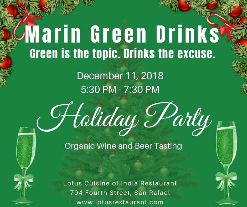 December 2018 Marin Green Drinks