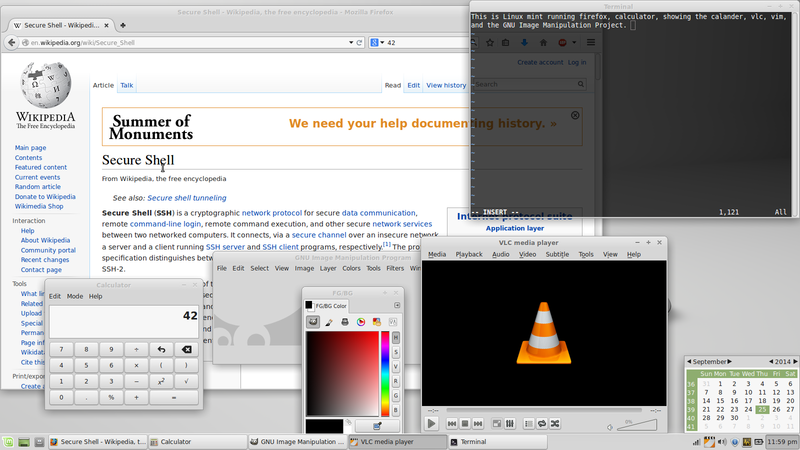 Desktop Linux Mint
