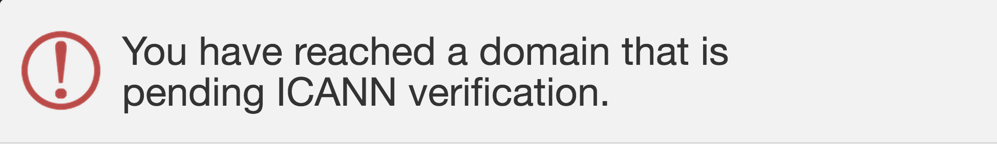 ICANN Suspended