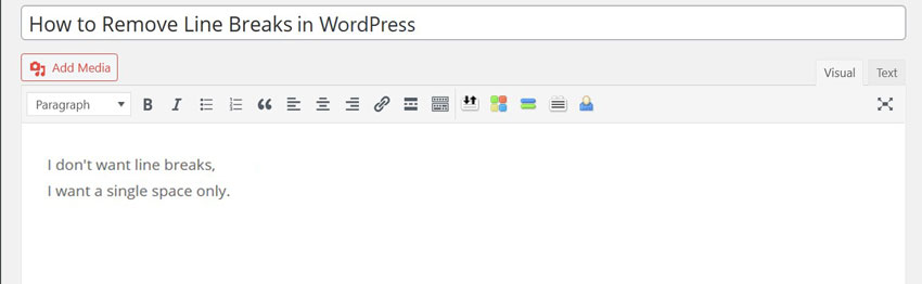 Kahl Consultants Remove Line Breaks in WordPress