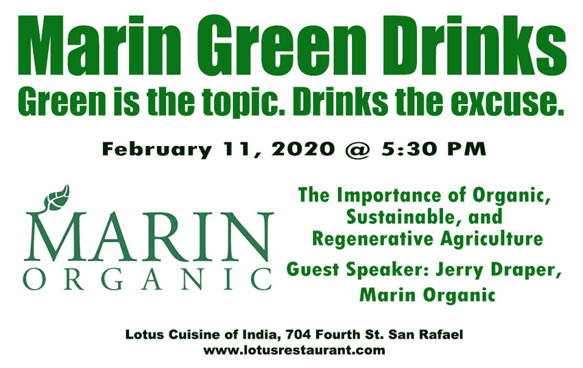Marin Green Drinks Marin Organic February 2020