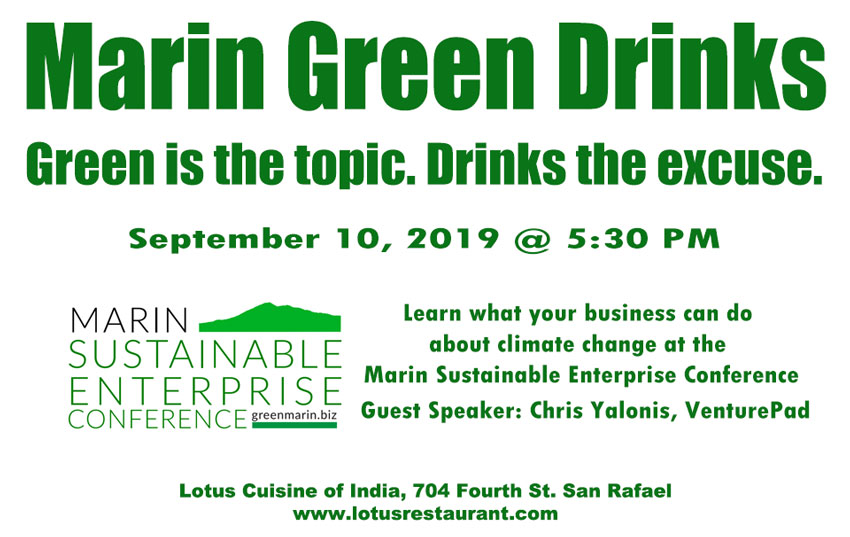 September Marin Green Drinks 