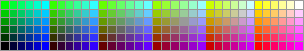 use these 216 browser safe colors