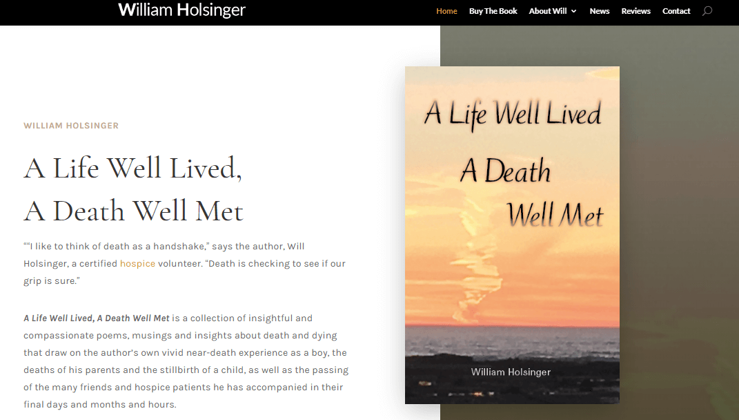 William Holsinger Author Website