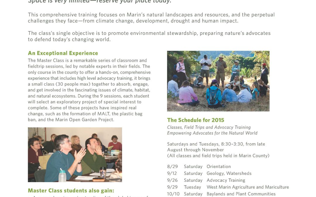 Environmental Forum Master Class 42